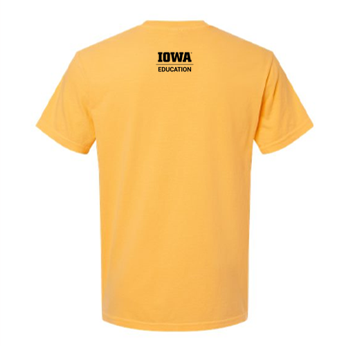 Hawkeye Teachers Comfort Colors Heavyweight Adult T-Shirt -- Citrus