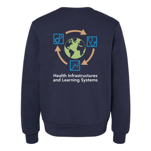 Mens/Unisex Bella Canvas Sponge Fleece Crewneck Sweatshirt -- Navy