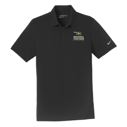 Nike Golf Dri Fit Smooth Performance Modern Fit Polo Embroidered-- Black