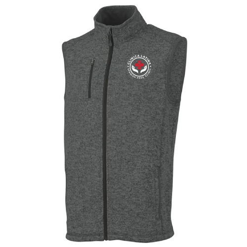 Charles River Mens Pacific Heathered Vest -- Charcoal Heather