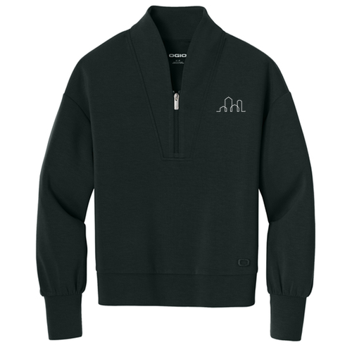 OGIO Women’s Transcend 1/4-Zip -- Blacktop