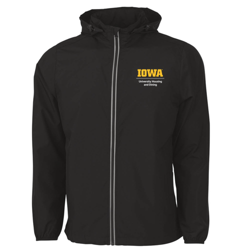 Charles River Pack-n-Go Full Zip Reflective Jacket -- Black