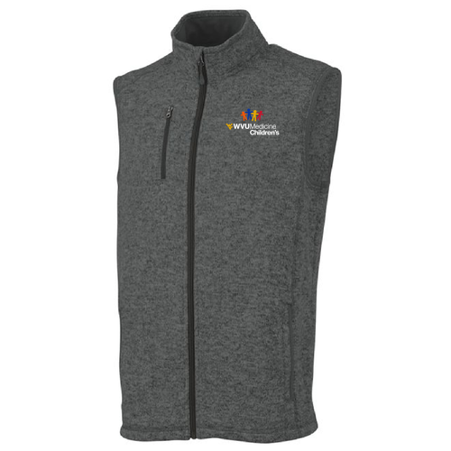 Charles River Mens Pacific Heathered Vest -- Charcoal Heather