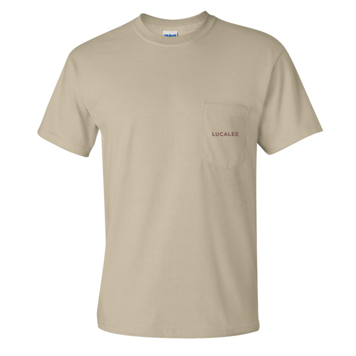 Gildan Ultra Cotton T-Shirt with Pocket -- Sand