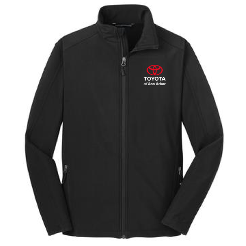 Port Authority Core Soft Shell Jacket -- Black, Toyota Logo