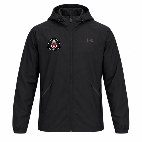 Under Armour Men's Unstoppable Woven Full-Zip Jacket -- Black / Black