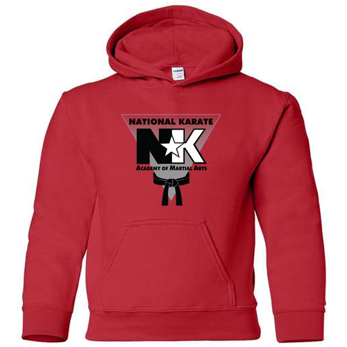 Gildan Heavy Blend Youth Hooded Sweatshirt -- Red