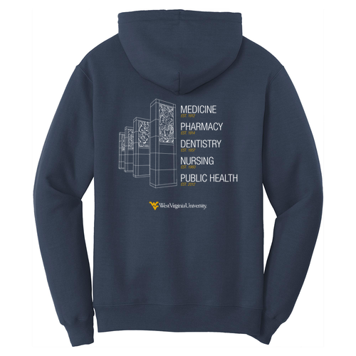 Port and Company Core Fleece Pullover Hooded Sweatshirt -- Navy