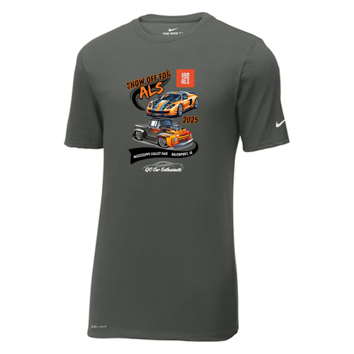 Nike Dri-FIT Cotton / Poly Tee -- Anthracite