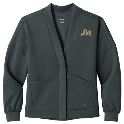 OGIO Women’s Transcend Cardigan -- Tarmac Grey