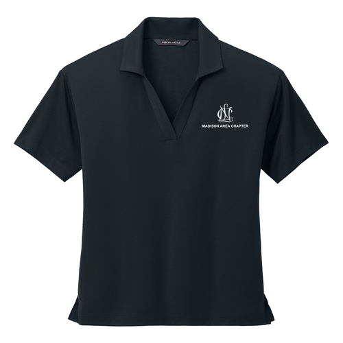 Mercer+Mettle Women's Stretch Jersey Polo -- Night Navy