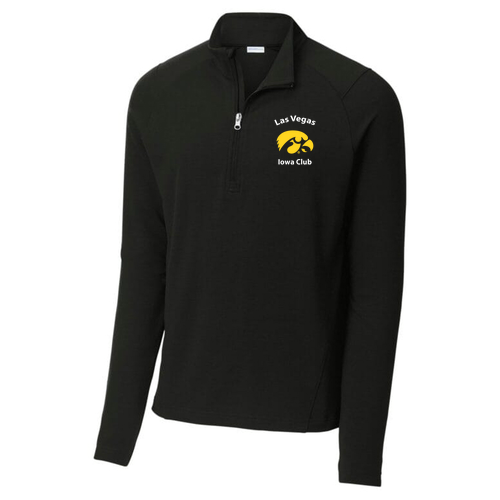 Embroidered Sport-Tek Sport-Wick Flex Fleece Quarter-Zip -- Black