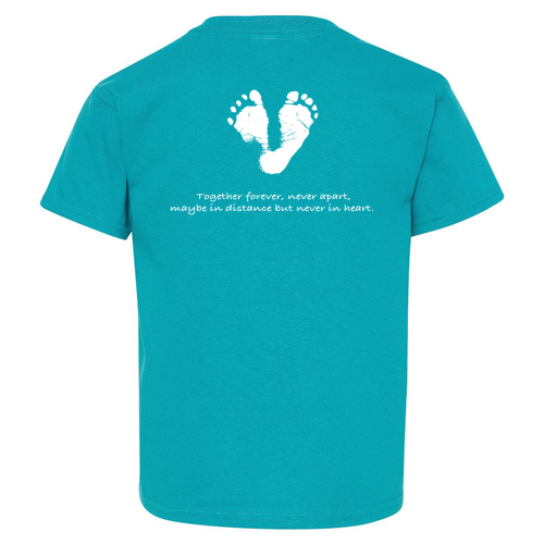 Youth Gildan Heavy Cotton Basic T-Shirt -- Tropical Blue