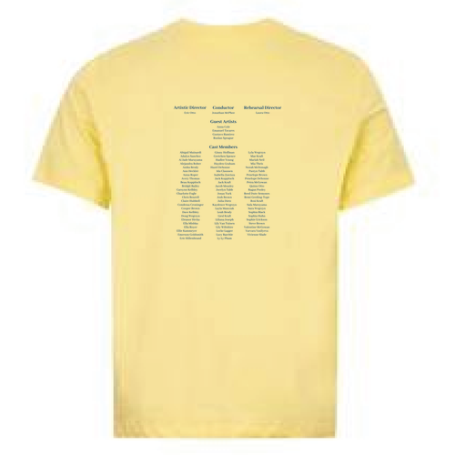 Sleeping Beauty ADULT 100% Cotton T-Shirt -- Daffodil Yellow