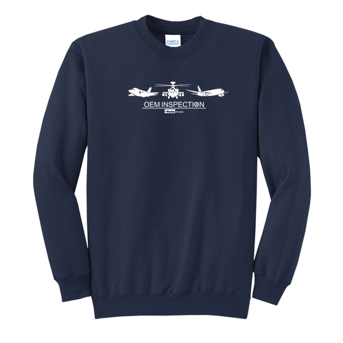 Port and Company Classic Crewneck Sweatshirt -- Navy