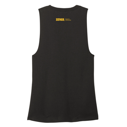 District Women's Perfect Tri Muscle Tank -- Black