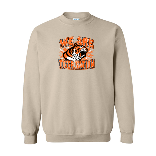 Adult Crew Neck Sweatshirt -- Sand
