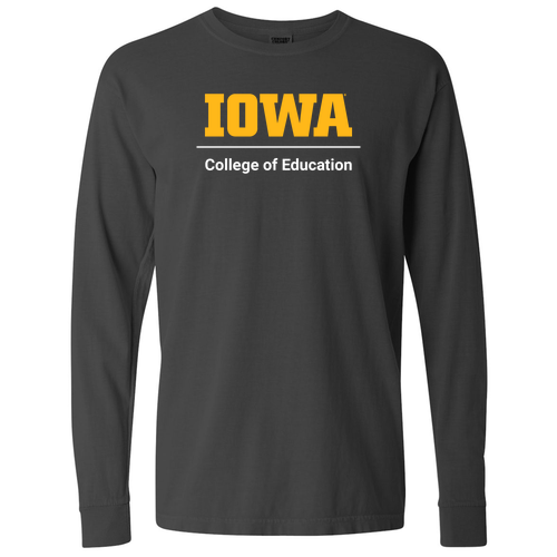 Comfort Colors Ringspun Long Sleeve Tee -- Pepper