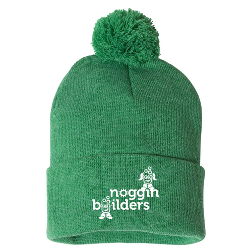 Sportsman Pom Pom Knit Hat -- Heather Kelly