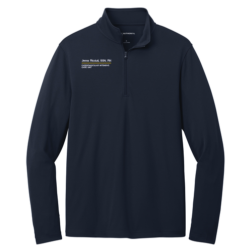 Port Authority Dry Zone Uv Micro-Mesh 1/4-Zip -- River Blue Navy