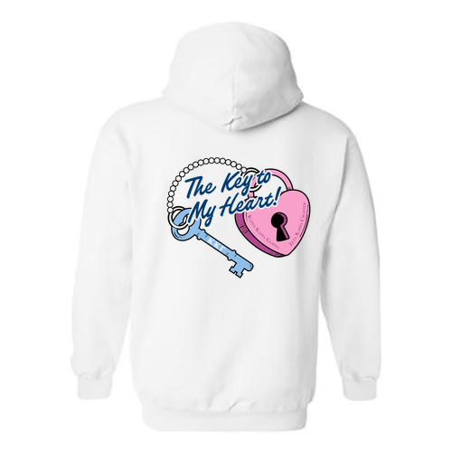 Gildan Heavy Blend Hooded Sweatshirt -- White