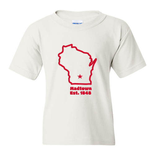 Gildan Heavy Cotton Basic Youth T-Shirt -- White