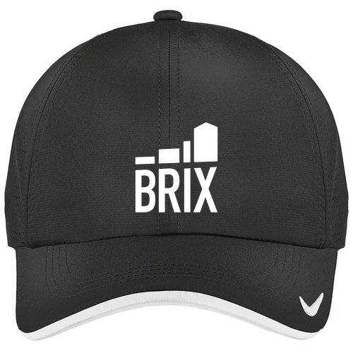 Nike Dri-Fit Perforated Performance Cap -- Black / White