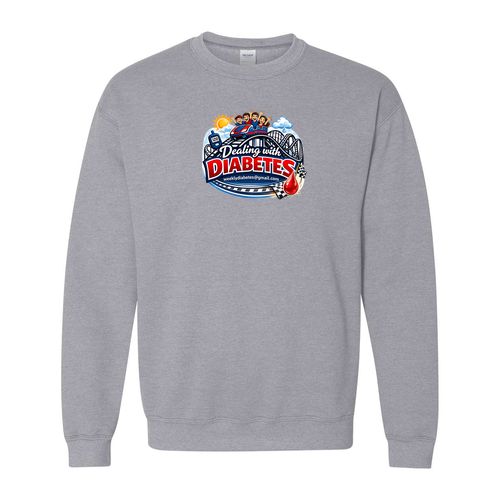 Gildan Heavy Blend Crew Neck Sweatshirt -- Sport Grey