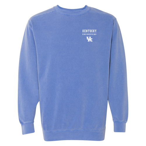 Comfort Colors Crewneck Sweatshirt -- Flo Blue