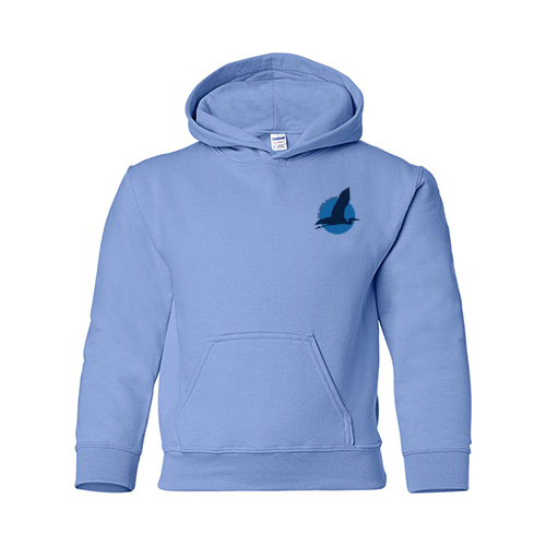 Gildan Heavy Blend Youth Hooded Sweatshirt -- Carolina Blue