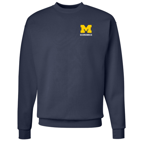 Hanes EcoSmart Crewneck Sweatshirt -- Navy