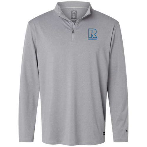 Oakley Team Issue Podium Quarter-Zip Pullover -- New Granite Heather -- Romanoff