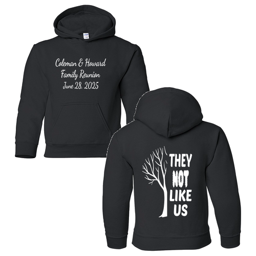 Youth Gildan Hooded Sweatshirt -- Black