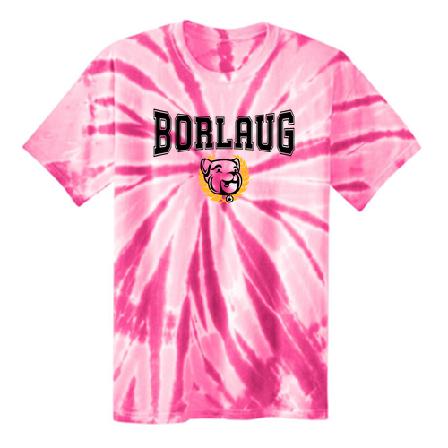 Port and Company Tie Dye Tee Youth -- Pink