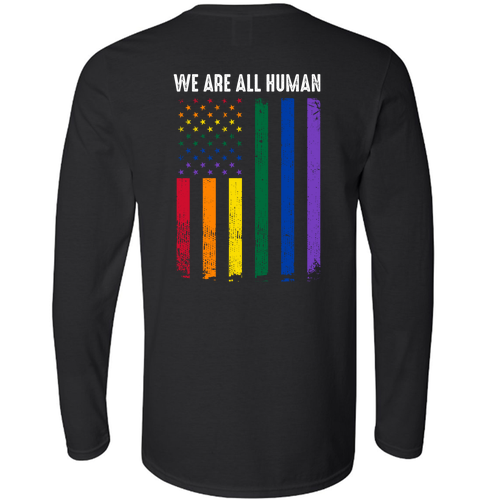 Gildan Softstyle Fitted Longsleeve T Shirt -- Black