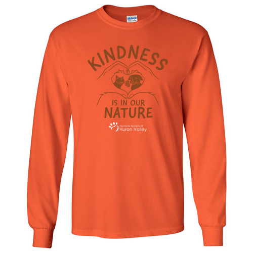 Gildan Ultra Cotton Longsleeve Basic T-Shirt -- Orange