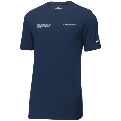 Nike Dri-FIT Cotton / Poly Tee -- College Navy