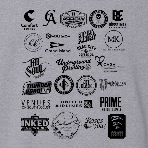 Blackwork Youth Crewneck Sweatshirt -- Sport Grey