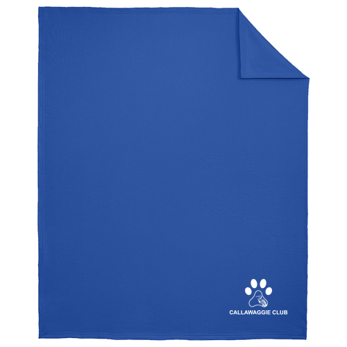 Port and Company Core Fleece Sweatshirt Blanket -- Royal