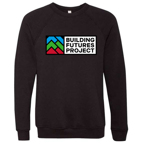 [HIDE] Bella Canvas Unisex Sponge Fleece Raglan Sweatshirt -- Black
