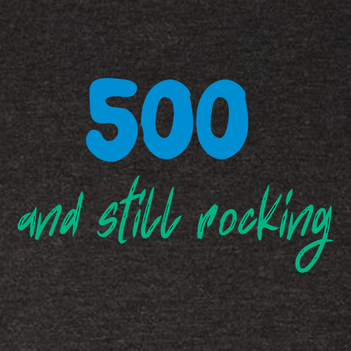 Rock Retirement Club 500 T-Shirt- Vintage Black