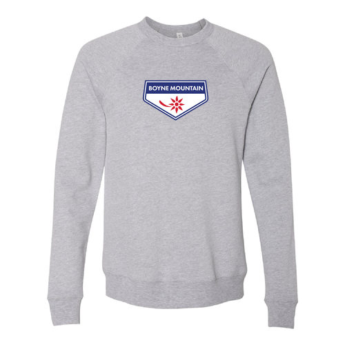 Boyne Mountain Logo 1 Full color -- Crewneck Sweatshirt Athletic Heather
