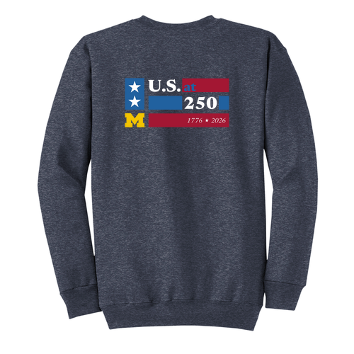 Port and Company Classic Crewneck Sweatshirt -- Heather Navy