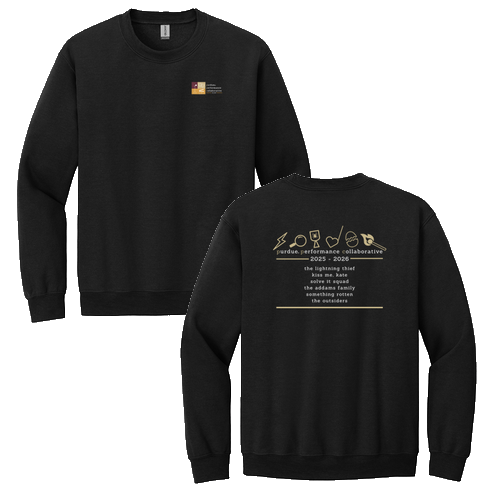 Gildan Heavy Blend Crew Neck Sweatshirt -- Black