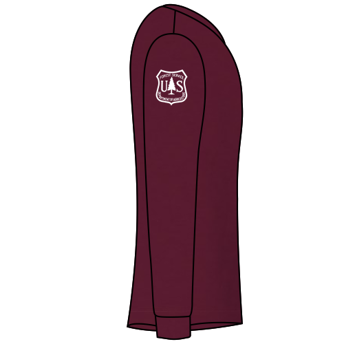 Gildan Ultra Cotton Longsleeve Basic T-Shirt -- Maroon