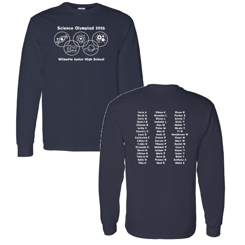 Gildan Heavy Cotton Longsleeve Basic T-Shirt -- Navy