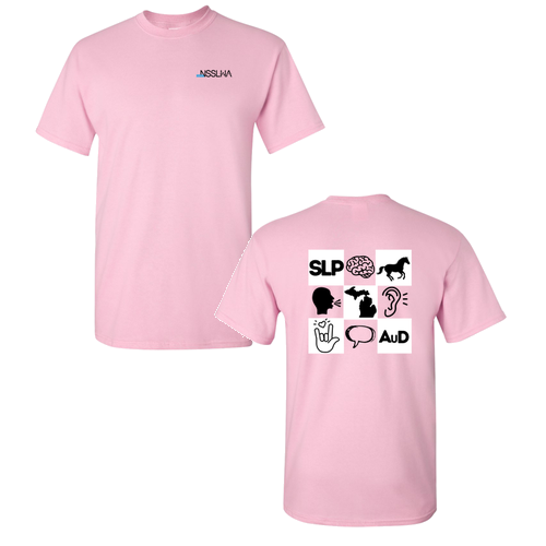 NSSLHA Gildan Heavy Cotton Basic T-Shirt -- Light Pink