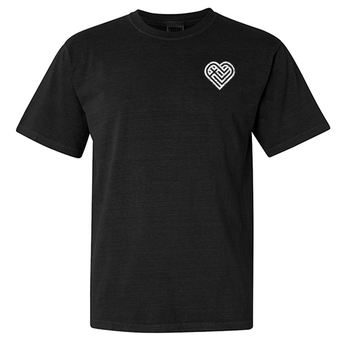 Comfort Colors Ringspun Garment Dyed T Shirt -- Black