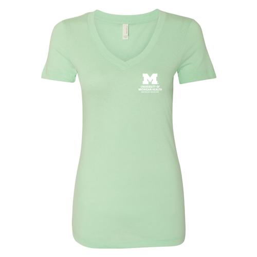 Ladies Next Level Ideal V-Neck Tee -- Mint