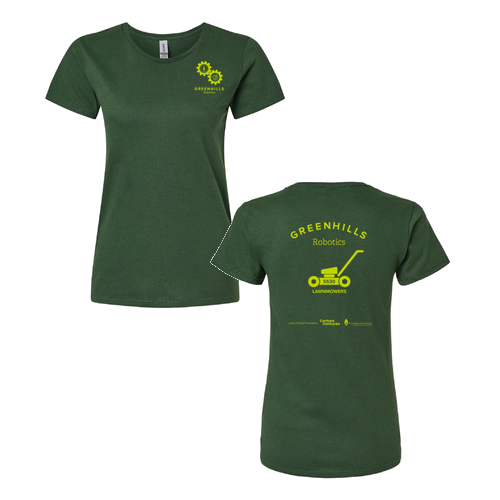 Ladies Gildan Heavy Cotton T-Shirt -- Forest Green